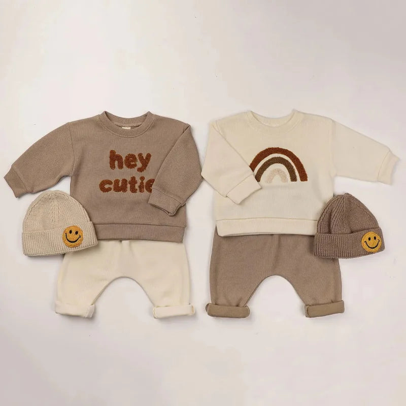 Conjunto Elegante Hey Cutie para Meninas Rosa Lenogue