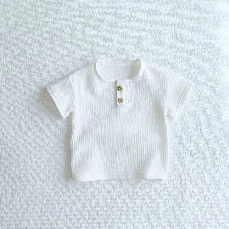 Conjunto Elegante Infantil Masculino Algodão Tito Lenogue Azul