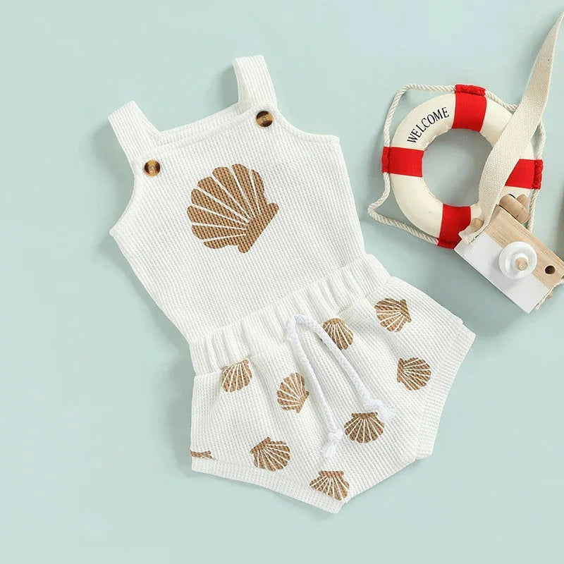 Conjunto Elegante Perla com Body sem Manga e Short Lenogue Infantil Feminino
