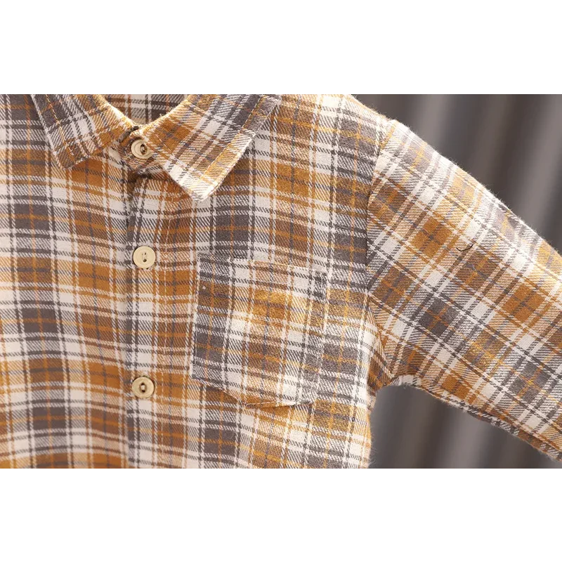 Conjunto Infantil 3 Peças Camisa Xadrez Colete e Calça Lenogue