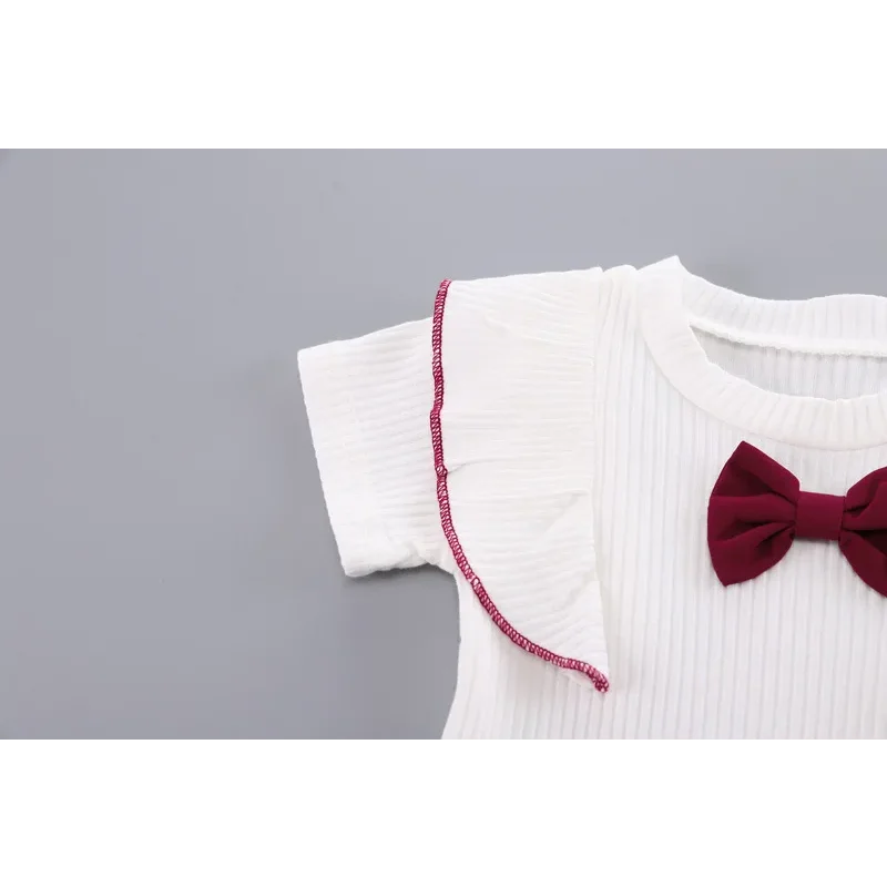 Conjunto Infantil Blusa Laço com Shorts Modelo Borboleta Lenogue