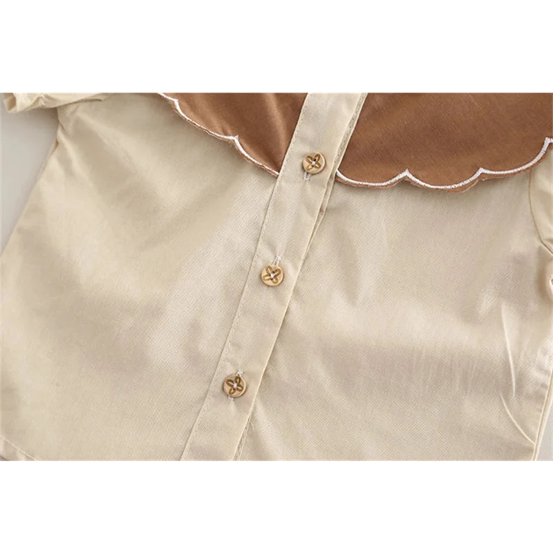 Conjunto Infantil Camiseta Manga Curta com Shorts Patchwork Lenogue