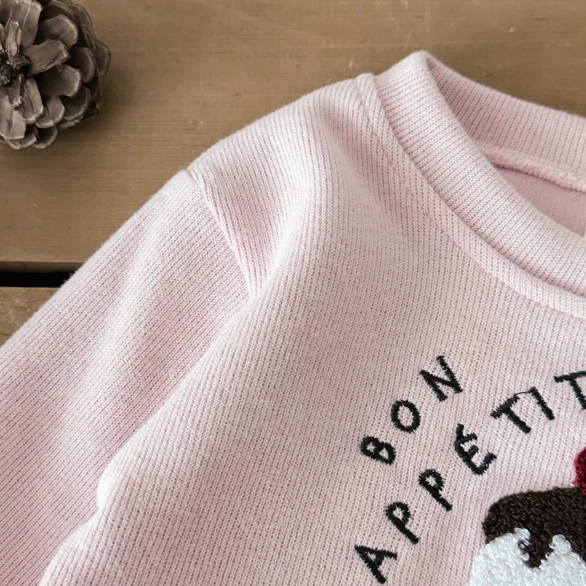 Conjunto Infantil com Tricô de Sorvete Lenogue
