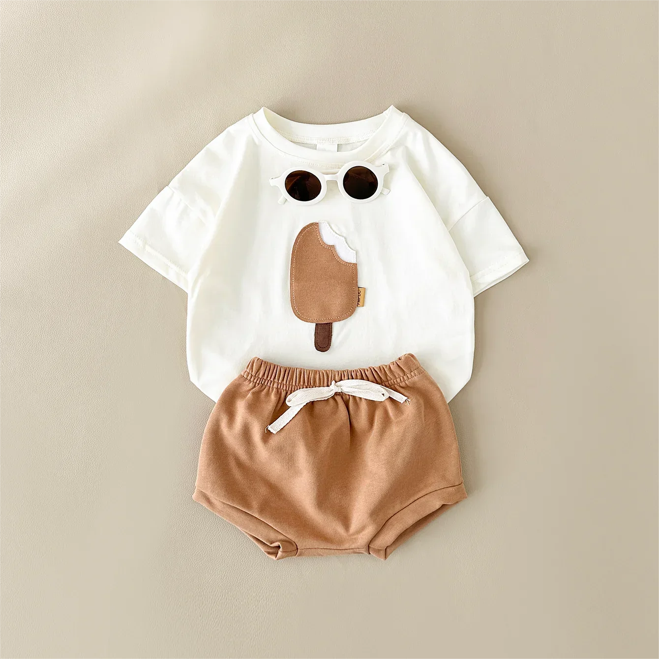Conjunto Infantil Estampa Sorvete Colorido Lenogue