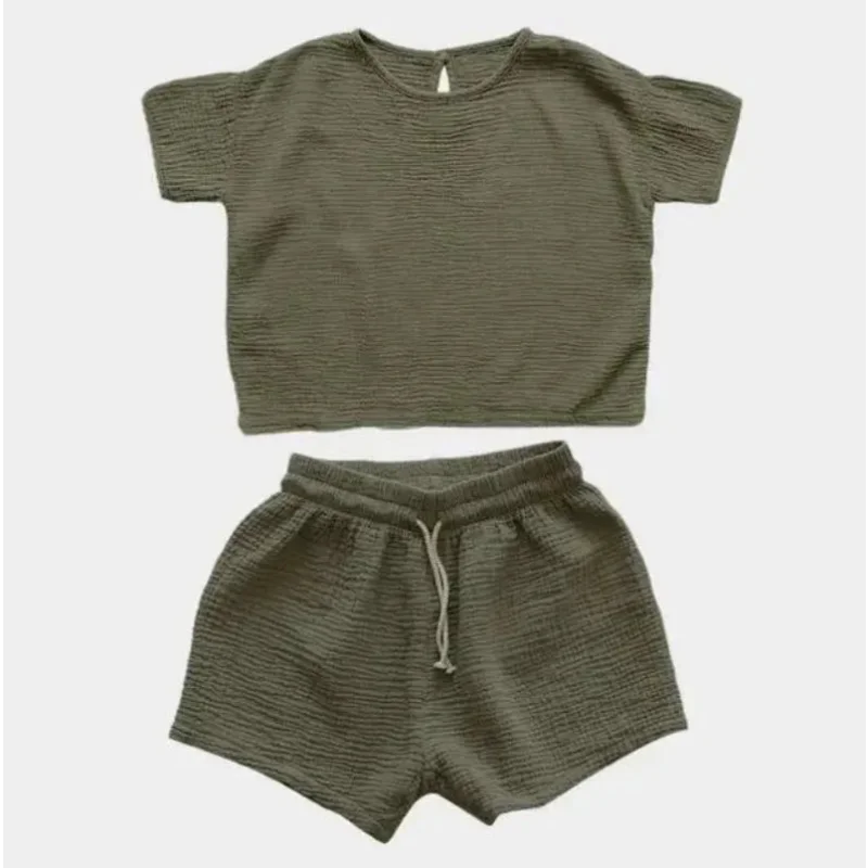 Conjunto Infantil Feminino Gisele Rosa Lenogue Verde / 18-24 Meses