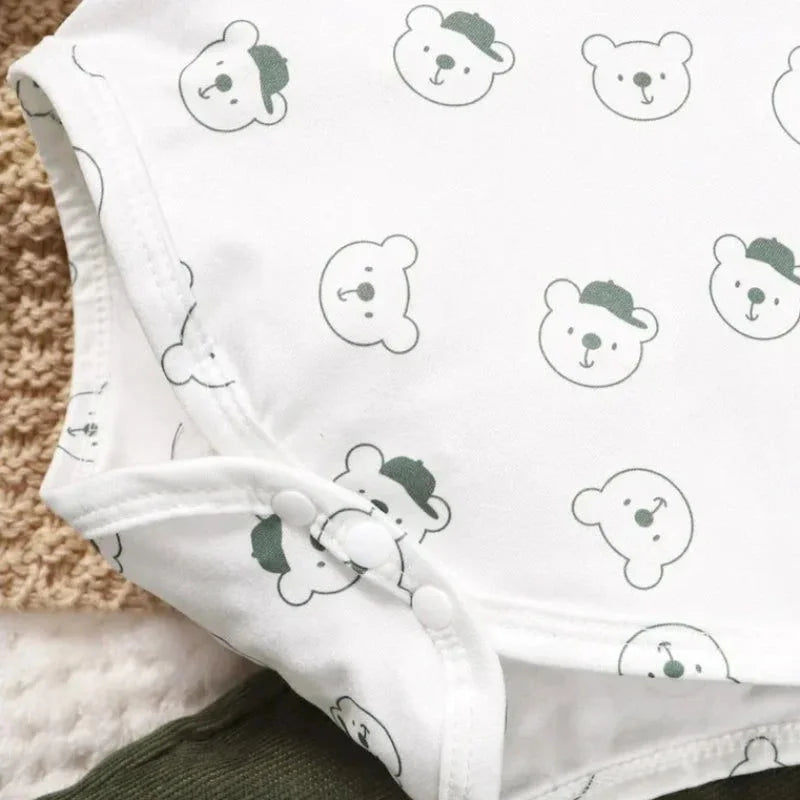 Conjunto Infantil Jardineira e Body Sunshine Lenogue