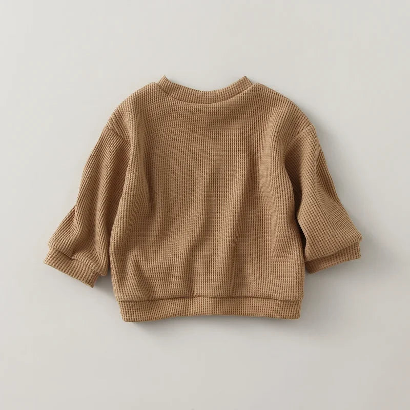 Conjunto Infantil Suéter e Calça Algodão Cinza Lenogue