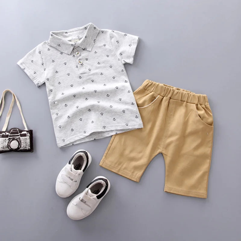 Conjunto Infantil Masculino Heitor Bege Lenogue
