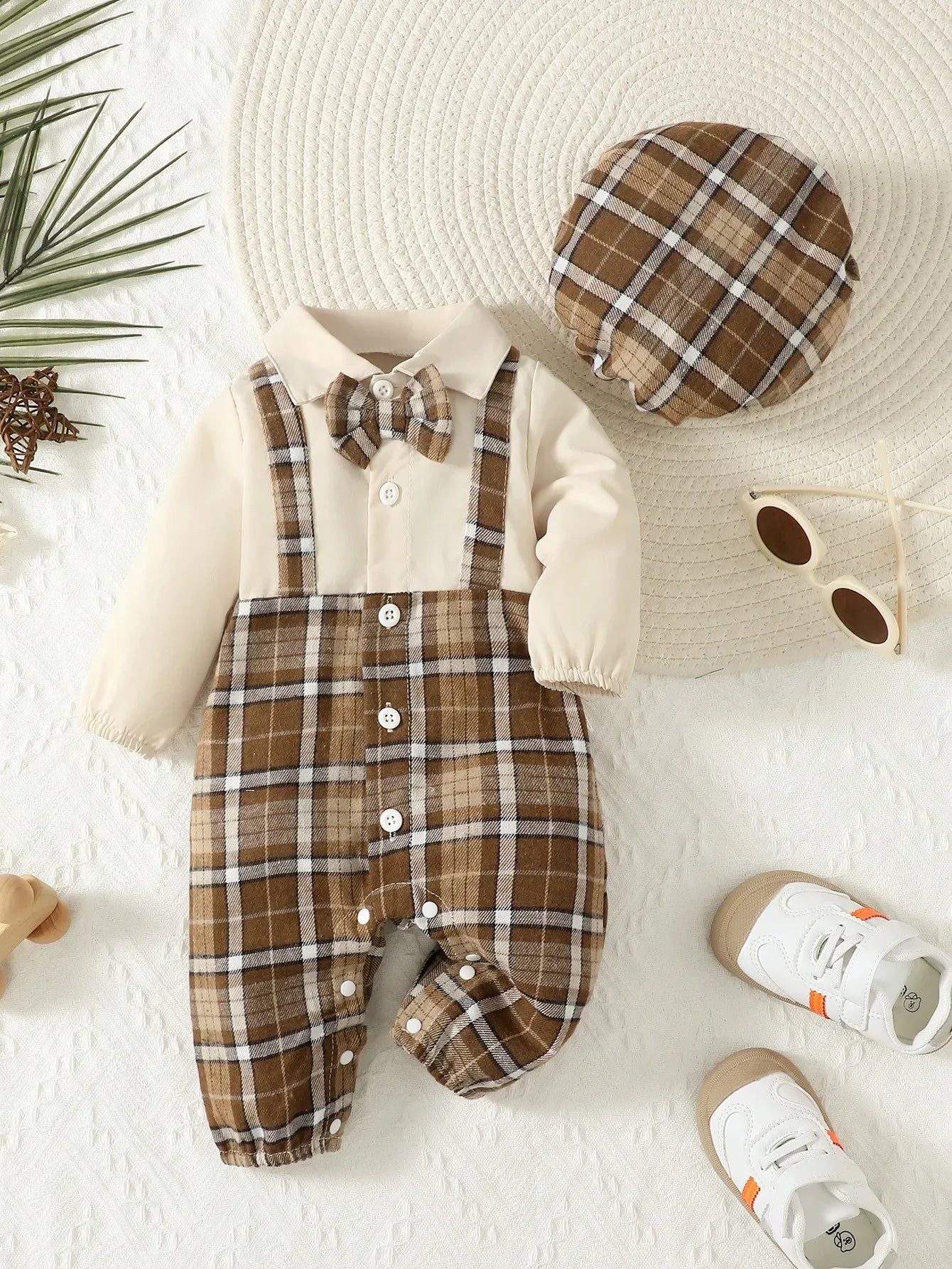 Conjunto Infantil Masculino Lapela Suspensórios Chapéu Lenogue