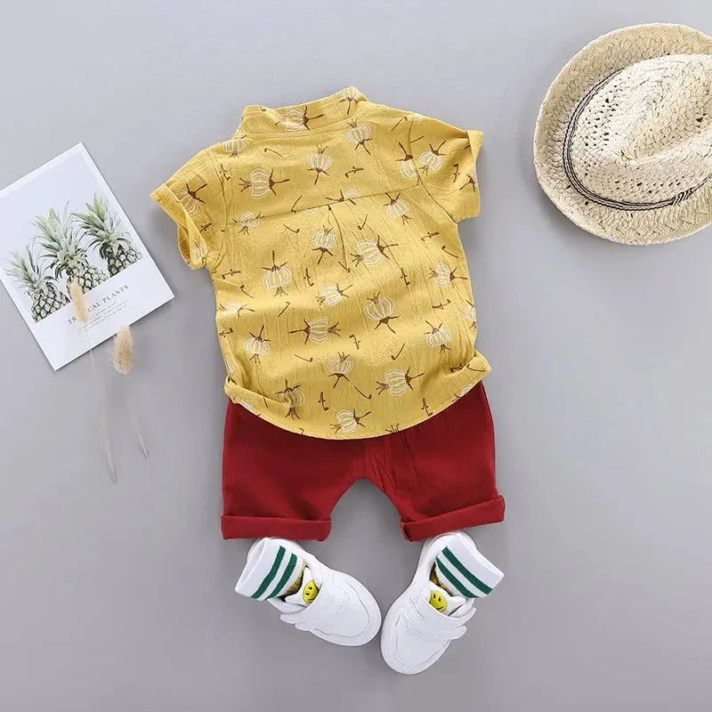 Conjunto Infantil Masculino Vito Azul Lenogue