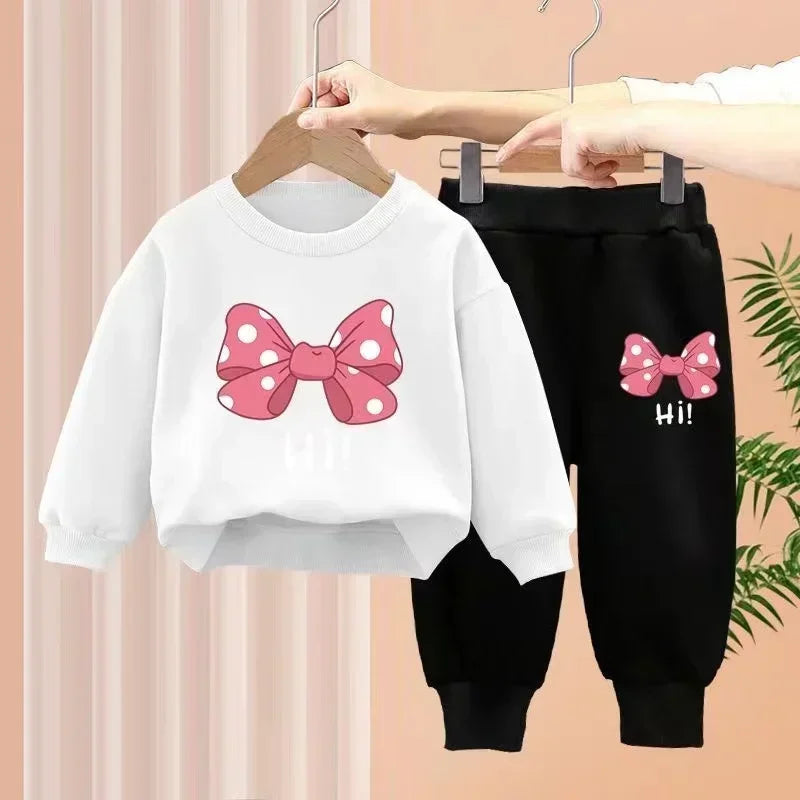 Conjunto Infantil Moletom Capuz Algodão Estampado Mignonne Lenogue Branco / 18-24 Meses