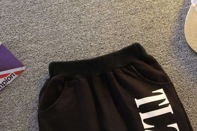 Conjunto Infantil Moletom com Capuz Estampa Letras e Calça Lenogue