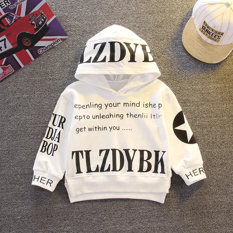 Conjunto Infantil Moletom com Capuz Estampa Letras e Calça Lenogue