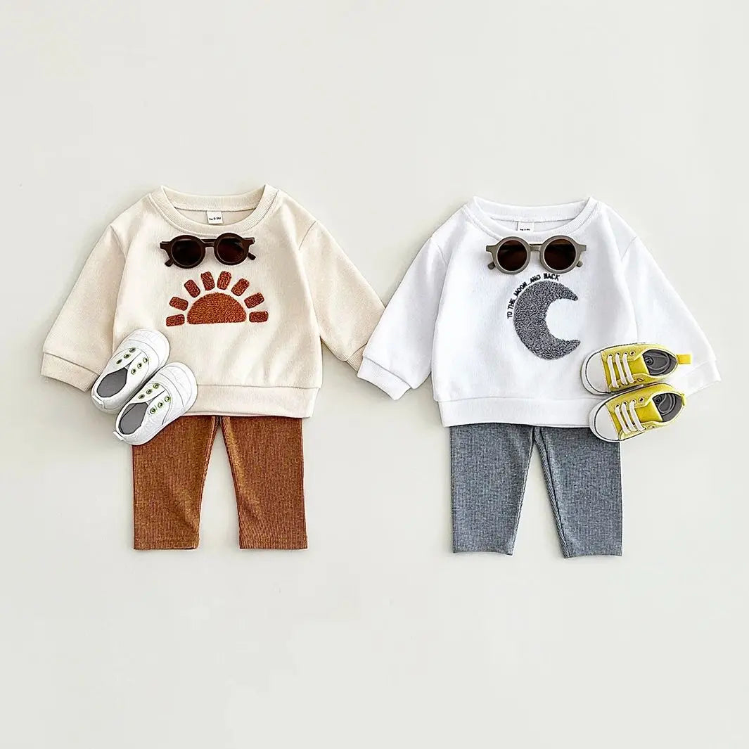 Conjunto Infantil Pelúcia Manga Longa Algodão Estampado Lenogue