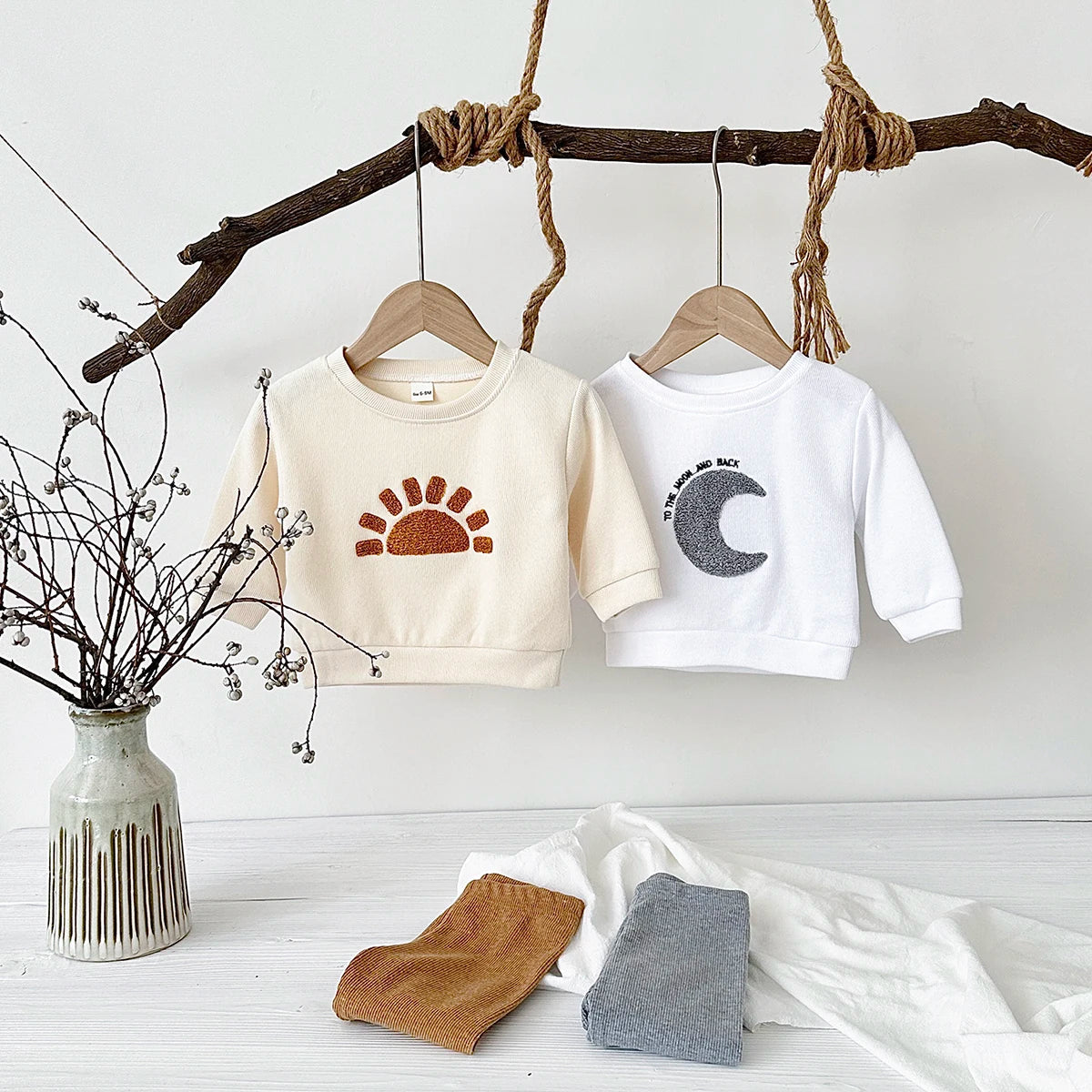 Conjunto Infantil Pelúcia Manga Longa Algodão Estampado Lenogue