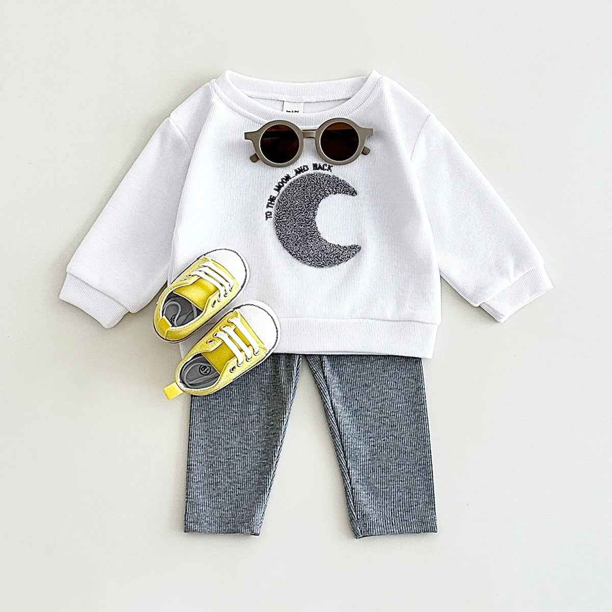Conjunto Infantil Pelúcia Manga Longa Algodão Estampado Lenogue