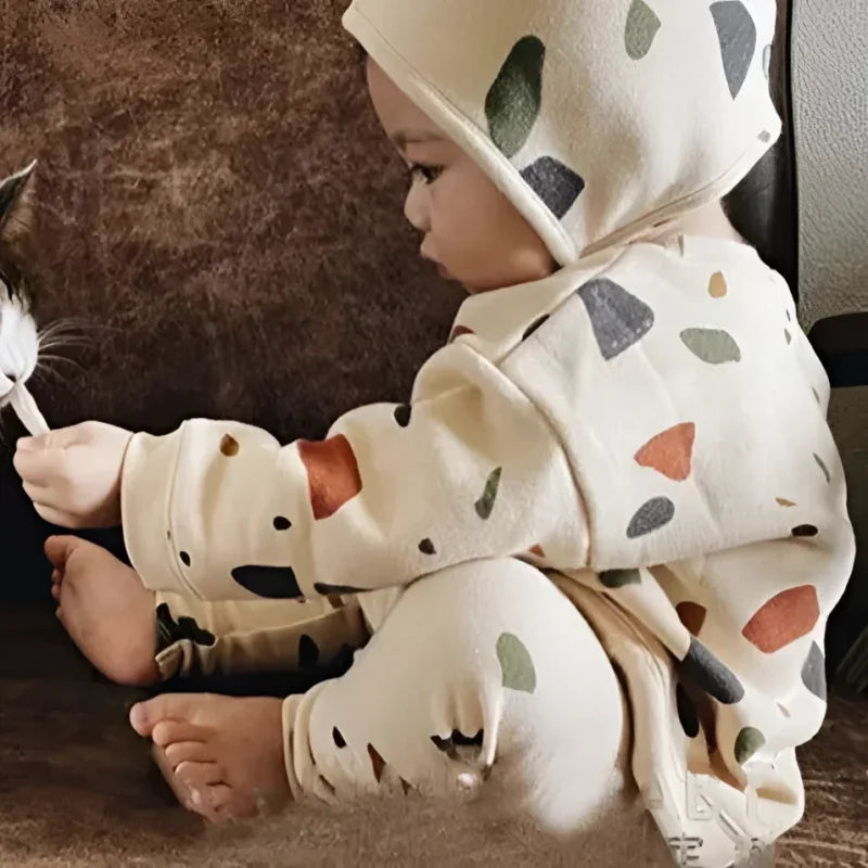 Conjunto Infantil Refinado La Nature Lenogue para o Inverno