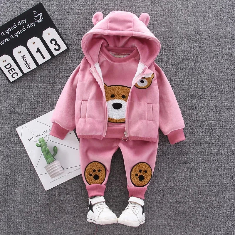 Conjunto Infantil Veludo Fleece Estampa Animal Sauvage Lenogue