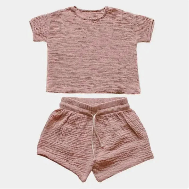 Conjunto Infantil Feminino Gisele Rosa Lenogue Rosa / 1-2 anos (90cm)