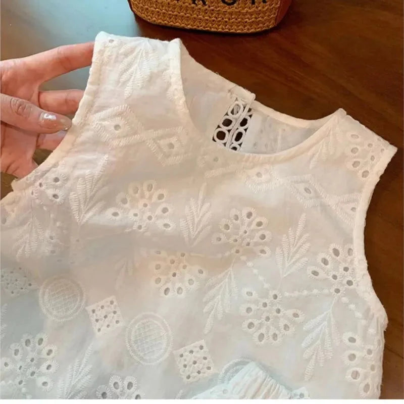Conjunto Infantil Feminino Alice Short e Blusa Lenogue