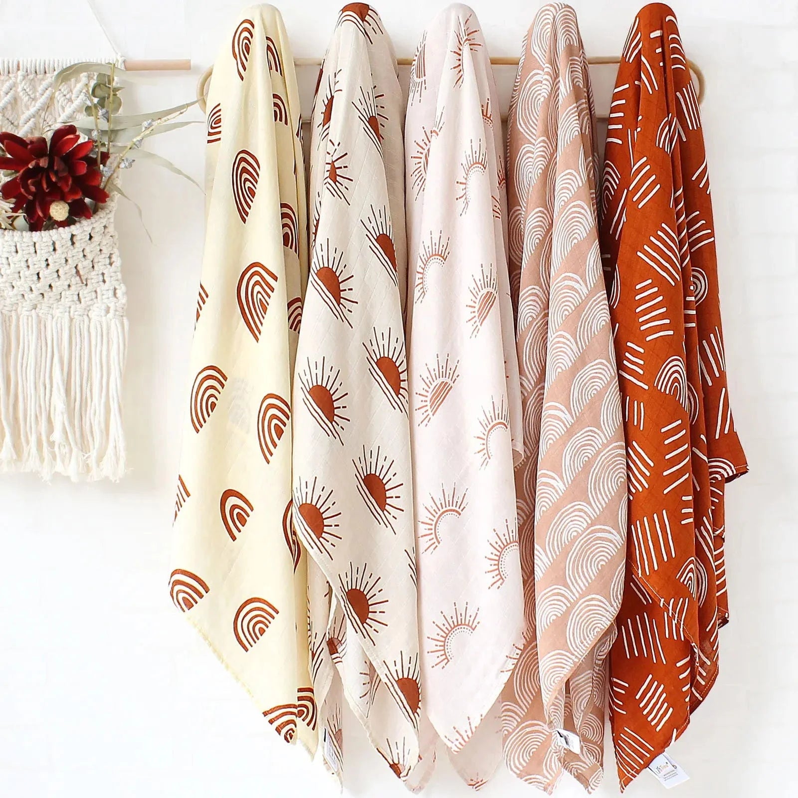 Cueiro Infantil Muslin Algodão e Bambu Lenogue
