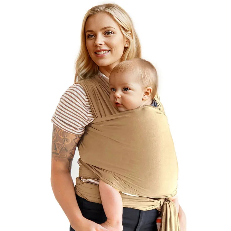 Faixa Infantil Canguru para Bebês Cinza Lenogue Bege / único