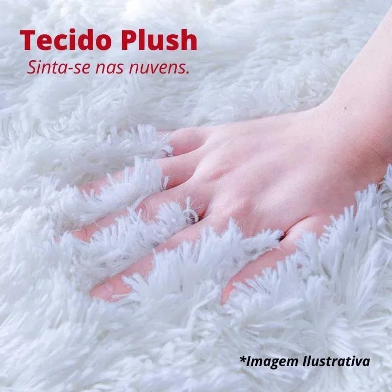 Tapete Infantil Redondo Felpudo Cáqui Lenogue