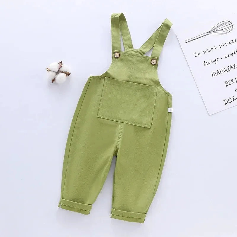 Macacão Infantil Jardineira Algodão Melinda Lenogue Verde / 9-12 Meses