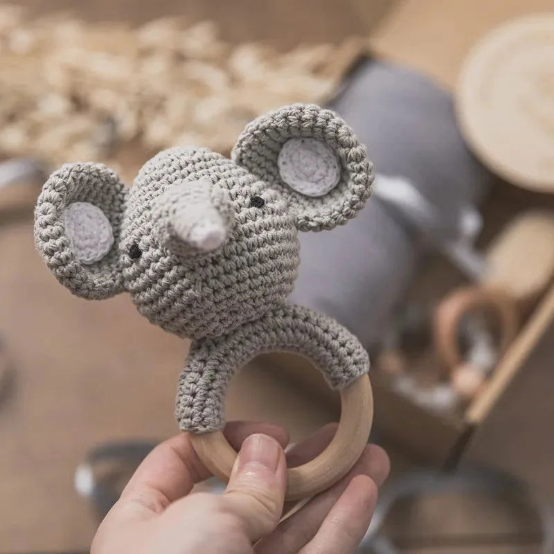 Kit Infantil Primeiro Banho Hello World 5 Peças Lenogue Elefante