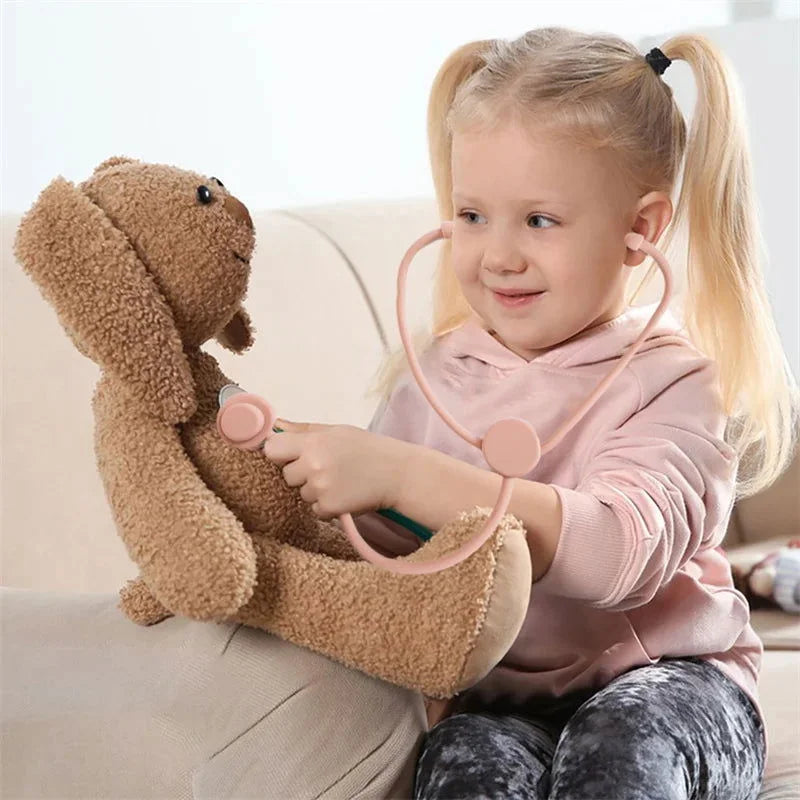 Brinquedo Infantil Madeira e Silicone Kit Health Lenogue Kit Health - Mod. Caixa
