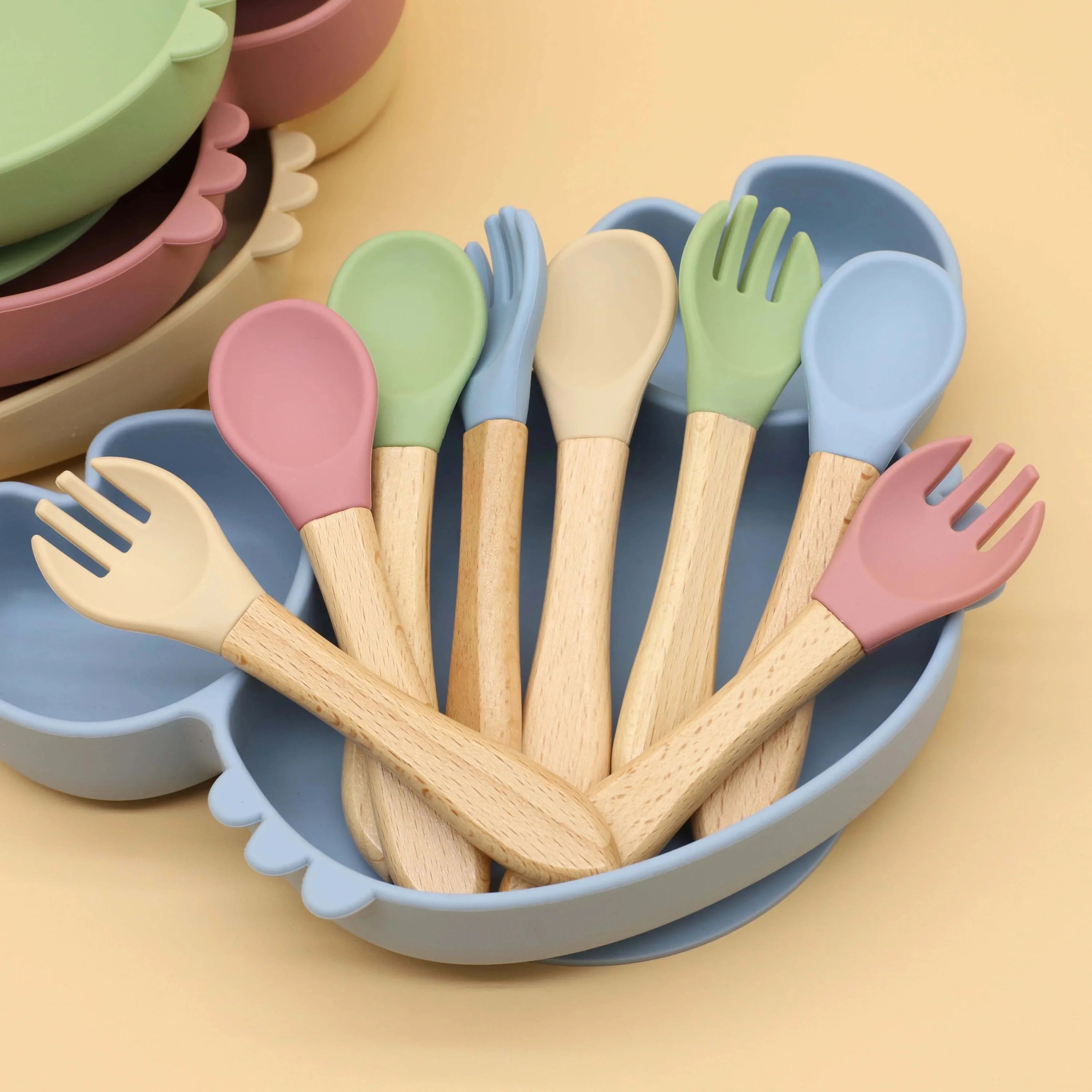 Kit Infantil Introdução Alimentar Caranguejo Lenogue
