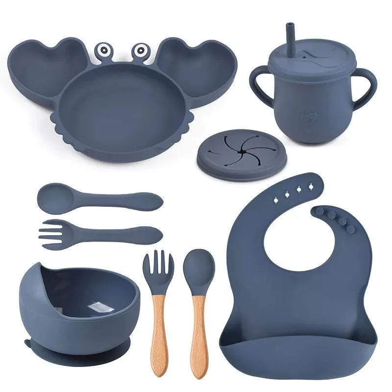 Kit Infantil Introdução Alimentar Caranguejo Lenogue