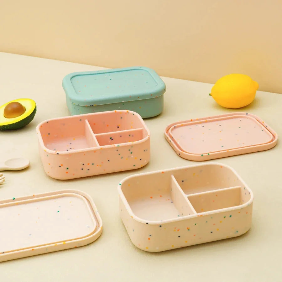 Lancheirinha Infantil Silicone com Divisórias Lenogue