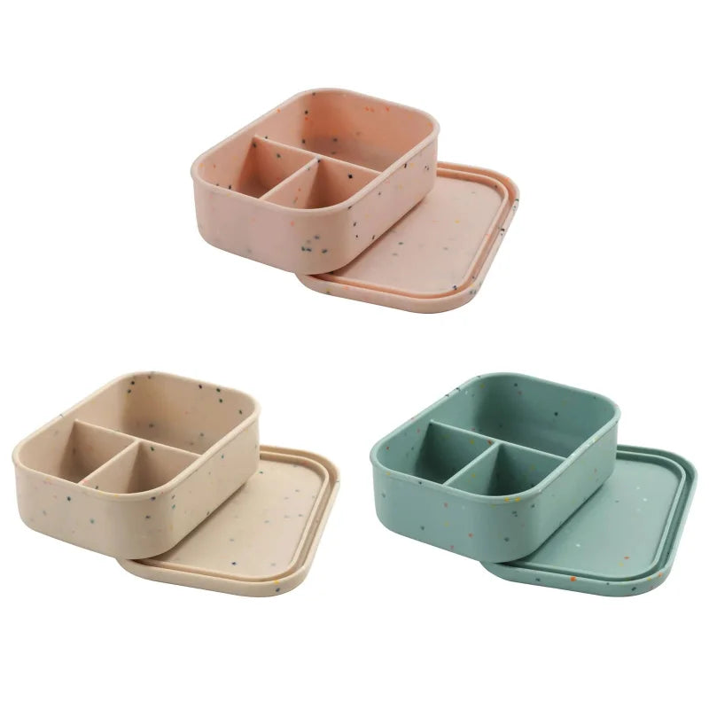 Lancheirinha Infantil Silicone com Divisórias Lenogue