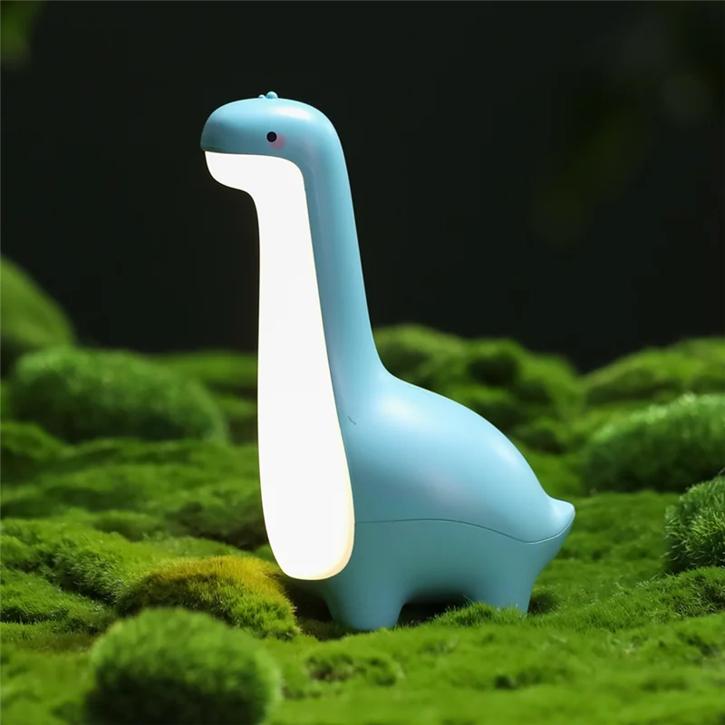 Luminária Infantil Cabeceira Dinossauro Lenogue Azul