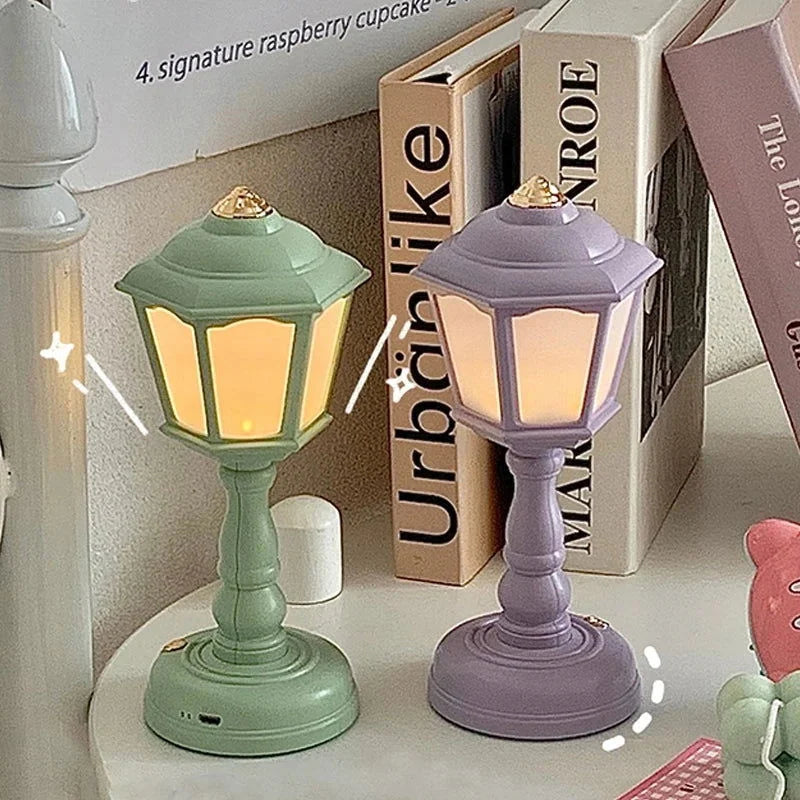 Luminária Infantil Mesa Retrô Amarela Lenogue