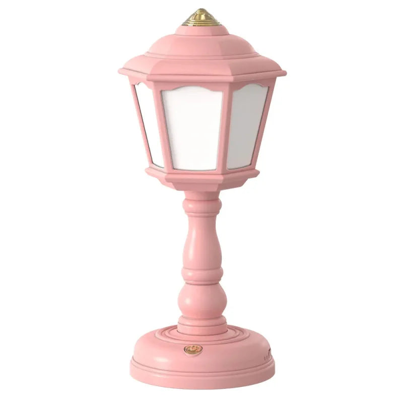 Luminária Infantil Mesa Retrô Amarela Lenogue