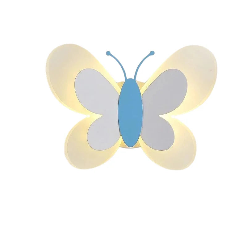 Luminária Infantil Parede Nórdica Borboleta Lenogue