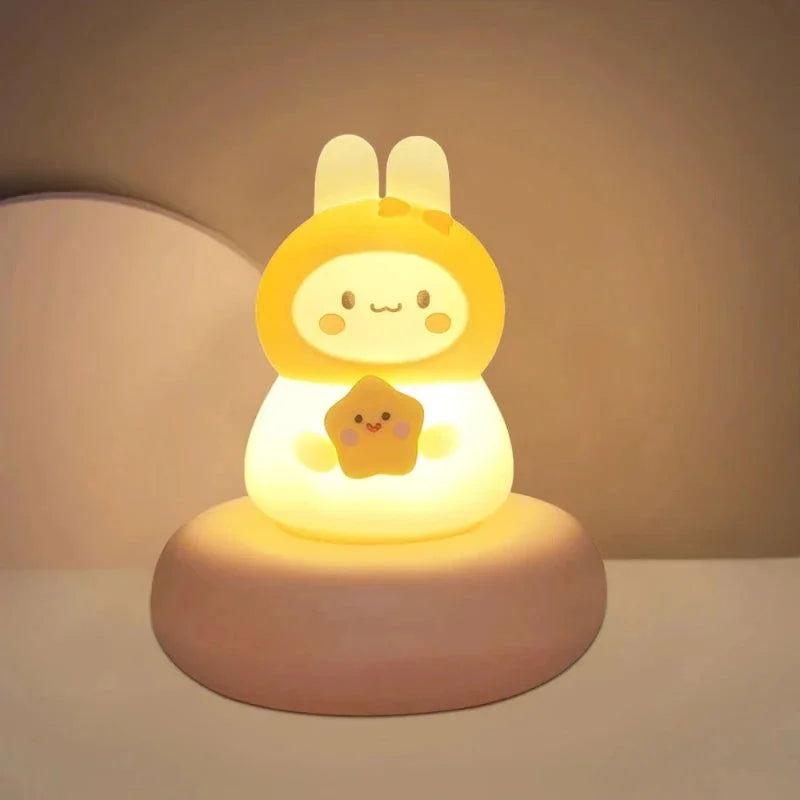 Luminária Led Animal Fofo com Sensor de Toque para Quarto Infantil