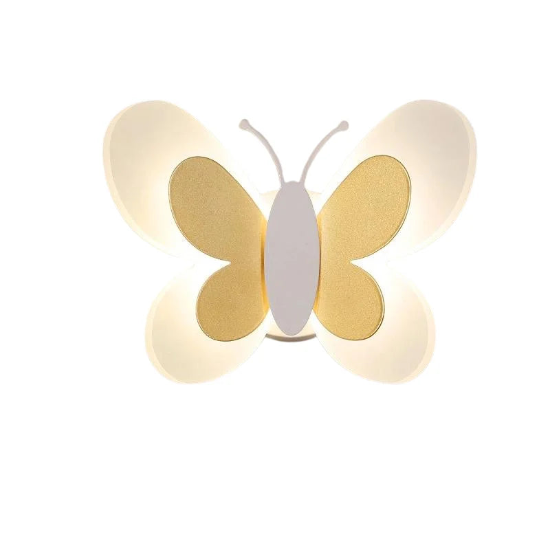 Luminárias de Parede Estilo Nórdico Borboleta para Quarto Infantil Lenogue