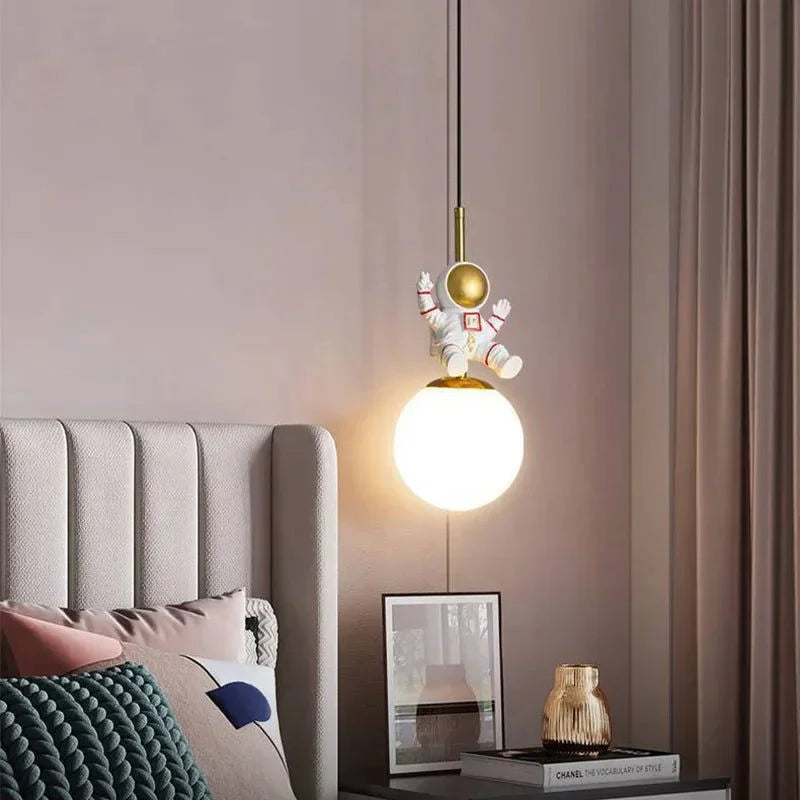 Lustre Infantil Minimalista Moderno Branco Lenogue