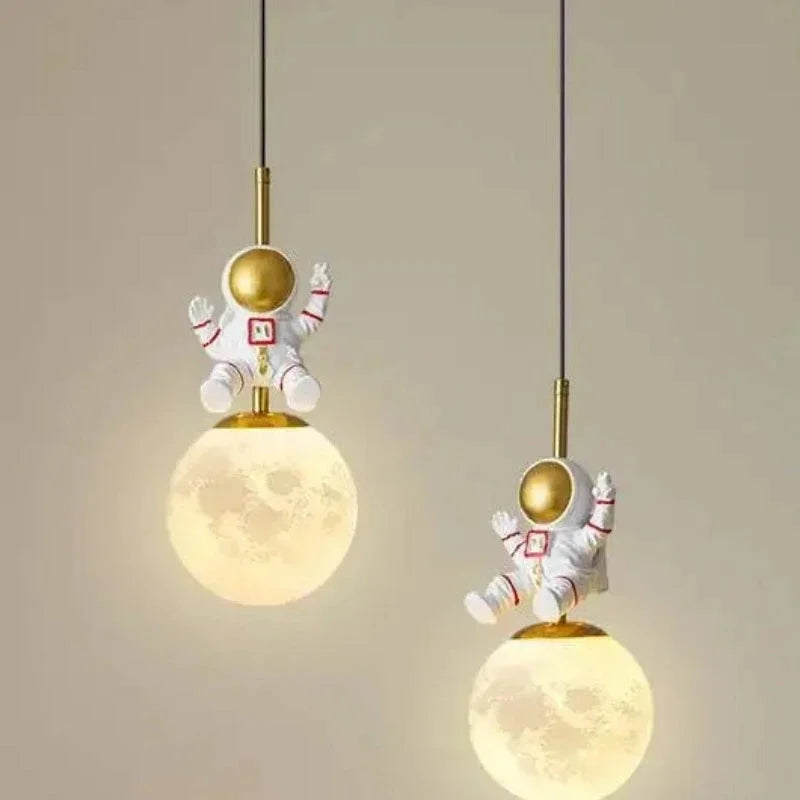 Lustre Infantil Minimalista Moderno Branco para Quarto de Criança
