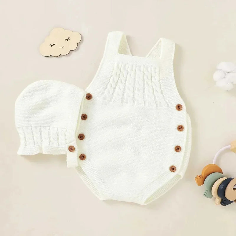 Macacão Curto Romper Luxuoso Cute Cloud para Meninos e Meninas