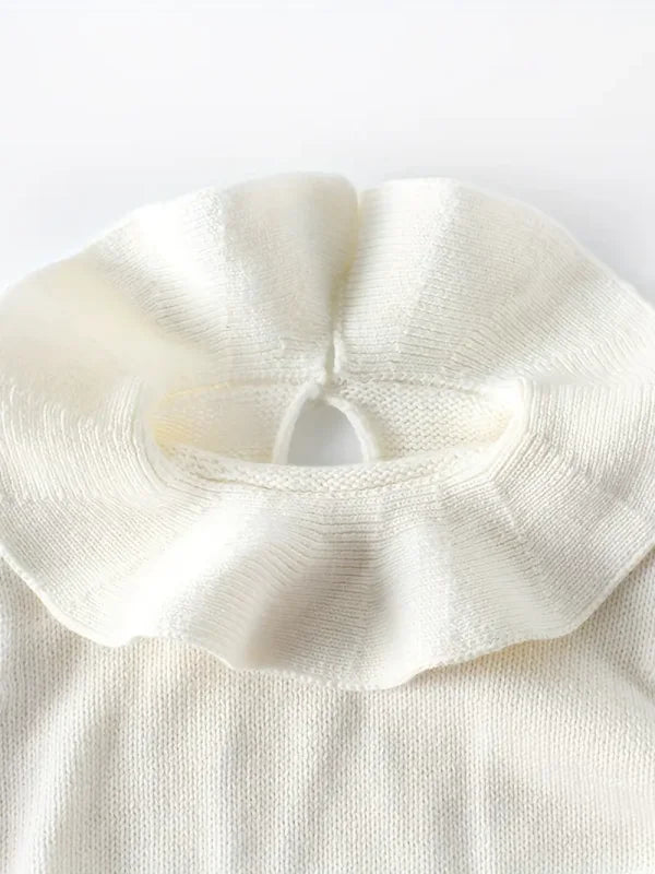 Macacão Romper Infantil Tricot Azul Lenogue