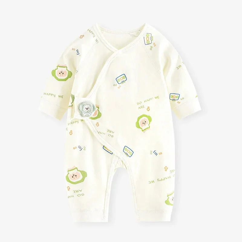 Macacão Infantil Algodão Bip Bop Azul Lenogue