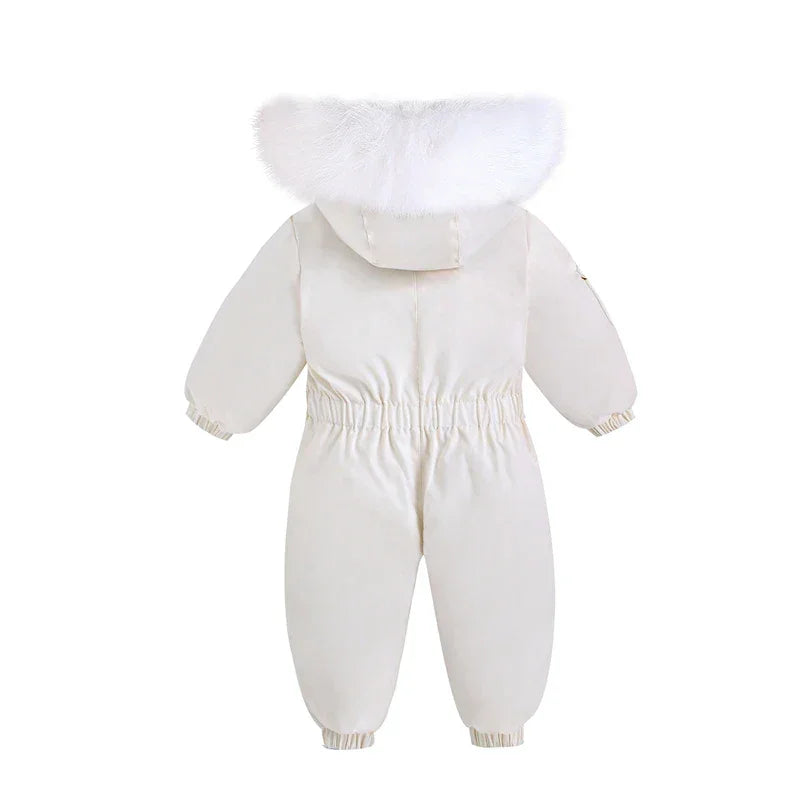 Macacão Infantil Esqui Impermeável Veludo Capuz Glacier Lenogue