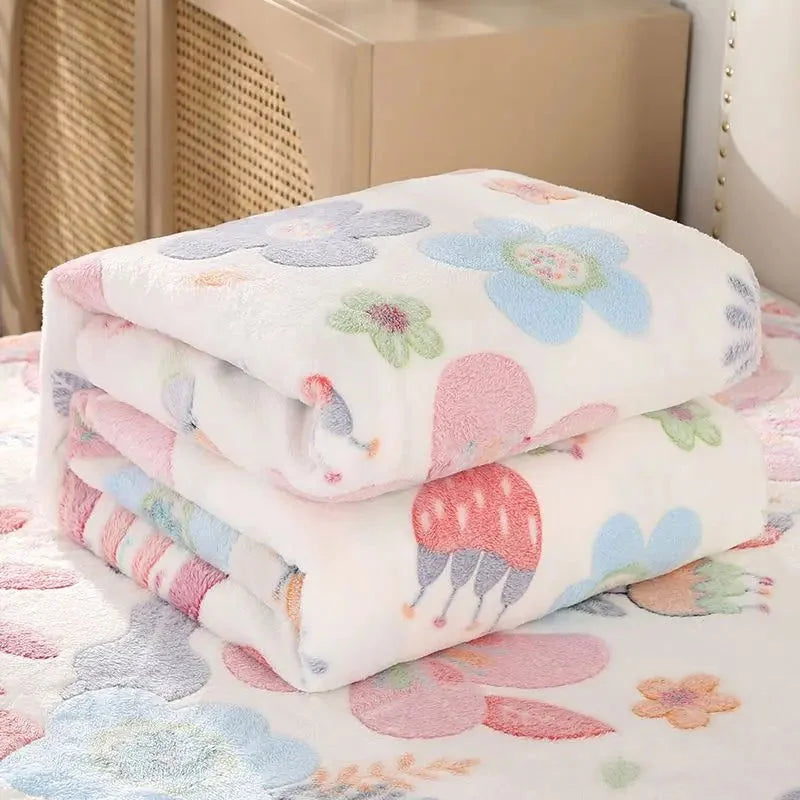 Manta Infantil Térmica Pelúcia Macia Lenogue Branco / 100 x 150cm