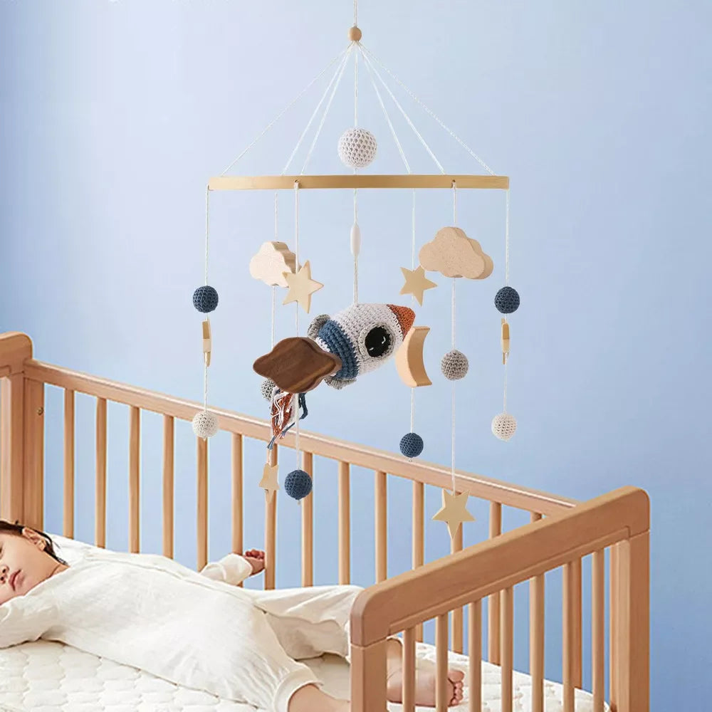 Mobile Infantil para Berço Foguete Lenogue