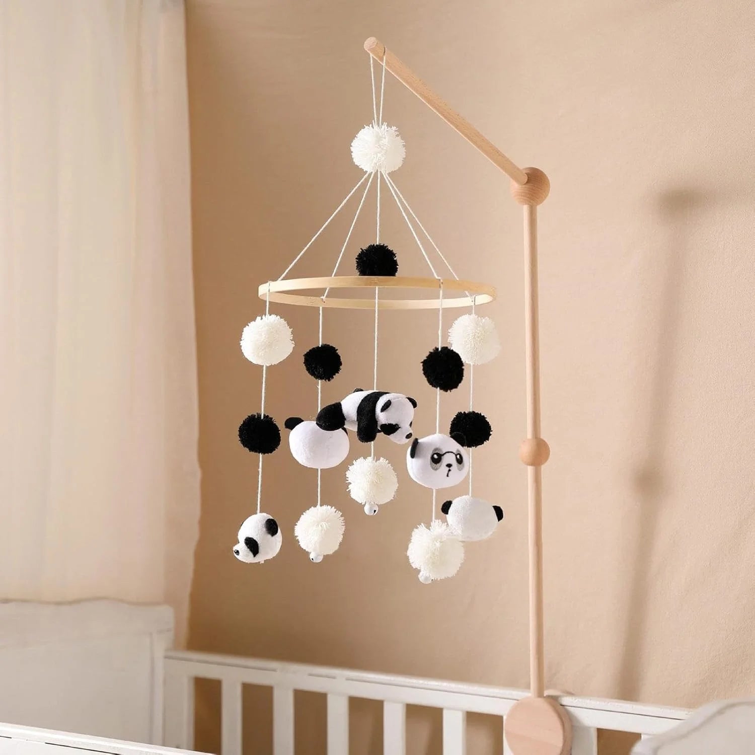Mobile Infantil para Berço Panda Lenogue