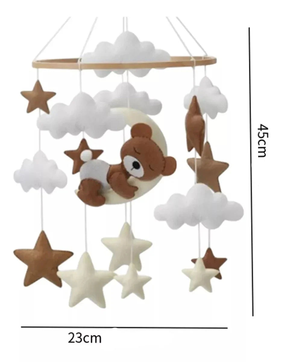 Mobile Infantil para Berço Ursinho Marrom Lenogue